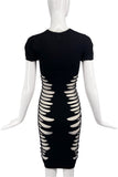 Alexander McQueen McQ Shredded BodyCon Dress #