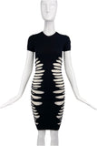 Alexander McQueen McQ Shredded BodyCon Dress #