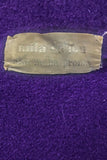 Mila Schön Purple Wool Felt Coat circa 1960's - BOUTIQUE PURCHASE PRICE