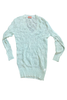 Missoni Seafoam Green Mint Loose Cable Knit Lurex Mohair Sweater