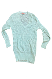 Missoni Seafoam Green Mint Loose Cable Knit Lurex Mohair Sweater