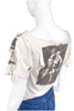 Vintage Helmut Newton Print Custom Deconstructed T-shirt