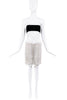 Oresund Iris White Lace Up Corset Bondage Skirt