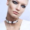 Eddie Borgo Silver Safety Chain Choker Necklace