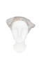 Chanel Floral Camellia Sketch Drawing Headscarf with Chanel Button