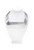 Paco Rabanne Silver Chrome Square Necklace Neck Piece