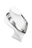 Paco Rabanne Silver Chrome Square Necklace Neck Piece