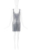 Paco Rabanne Silver Metal Mesh Chain Mail Tank Top Mini Dress Runway Summer 2014