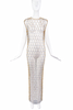 Paco Rabanne Gold Silver Metal Gown