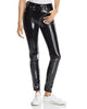 Rag & Bone Black Patent Vinyl High Waisted Pants