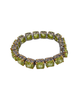 Vintage Peridot Silver Cased Bracelet Chrome Hearts / David Yurman Style