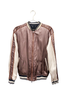 3.1 Philip Lim Brown and White Reversible Satin Bomber Jacket