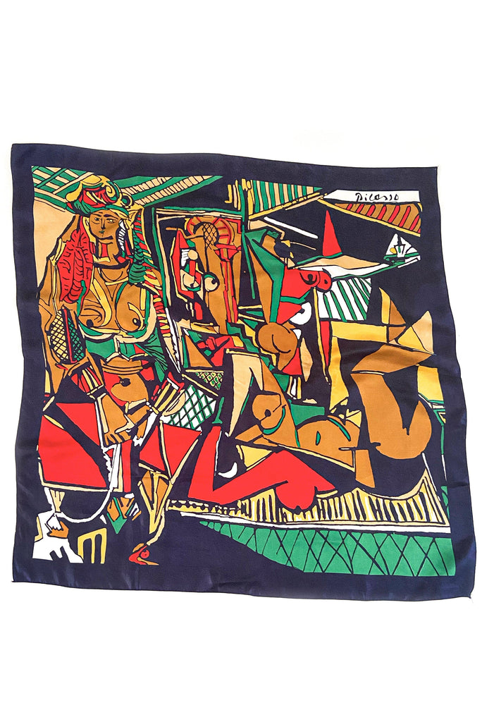 Picasso Print Silk Scarf