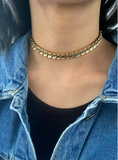 Place Vendome Gold Vintage Snake Chain Choker Necklace