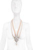 Place Vendôme Triple Pearl Crystal Pendant Necklace