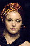 Prada Emerald Green Satin Turban Spring Summer 2007 Runway