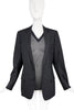 Prada Black Dark Navy Basket Ball Jersey Fishnet T-Shirt