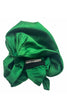 Prada Emerald Green Satin Turban Spring Summer 2007 Runway