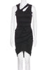 Preen Black Cut Out Patchwork Body Con Dress