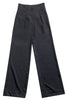 Pringle of Scotland Black Super High Waisted Straight Leg Pants