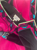 Emilio Pucci Vintage Velvet Black & Pink Maxi Skirt with Matching Jacket