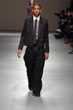 Raf Simmons Black Oversized High Waisted Wide Leg Pants Fall 2005 #