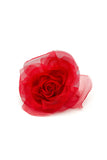 M&S Smallberg Burgundy Silk and Red Rose Chiffon Pair