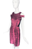 Proenza Schouler Red Sequin "Cold Shoulder" Party Dress