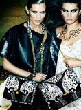 Roberto Cavalli Double Tiger Statement Choker Necklace SS2013
