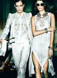 Roberto Cavalli Double Tiger Statement Choker Necklace SS2013
