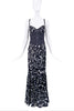 Roberto Cavalli Black & White Giraffe Print Dress Gown