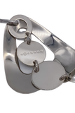 Maison Margiela by John Galliano Extra Long Silver Chrome Runway Earring Fall 2017