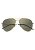 Yves Saint Laurent Gold Framed Aviator Sunglasses