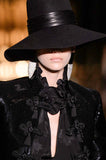 Saint Laurent Paris "Le Smoking" Runway Crystal Earrings FW2018