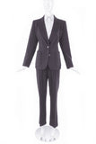 Yves Saint Laurent Black Pin Stripe 'Le Smoking' Suit