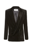Saint Laurent Black Velvet Glitter Le Smoking Tuxedo Suit