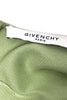 Givenchy Light Green V-Neck Top with Bow