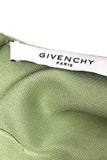 Givenchy Light Green V-Neck Top with Bow