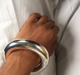 Tiffany & Co by Elsa Peretti Silver "Doughnut" Bangle Bracelet