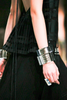 Roberto Cavalli Lucite Oversized Square Bracelet with Crocodile Print Spring Summer 2015
