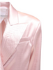 Philosophy di Lorenzo Serafini Pink Oversized Satin Quilted Blazer FW2020