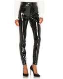 Rag & Bone Black Patent Vinyl High Waisted Pants