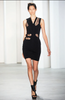 Preen Black Cut Out Body Con Dress Spring 2010