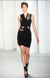 Preen Black Cut Out Body Con Dress Spring 2010