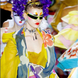 Christian Dior by John Galliano Butterfly Flower Choker Necklace from Fall Winter 2003