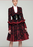 Alexander McQueen Black Triple Buckle Corset Belt Pre Fall 2012