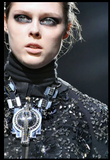 Lanvin Crystal Dome Geometric Art Deco Runway Necklace Fall 2008