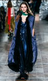 Sonia Rykiel Blue Electric Sequin Jumpsuit Runway Fall 2017