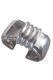 Sonia Rykiel Silver Metal Heavy Textured Bracelet