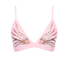 Oceanus Pink Gold Sequin Bra Top